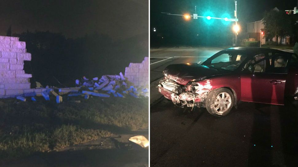 Driver Investigated for DWI After Crashing Into Wall