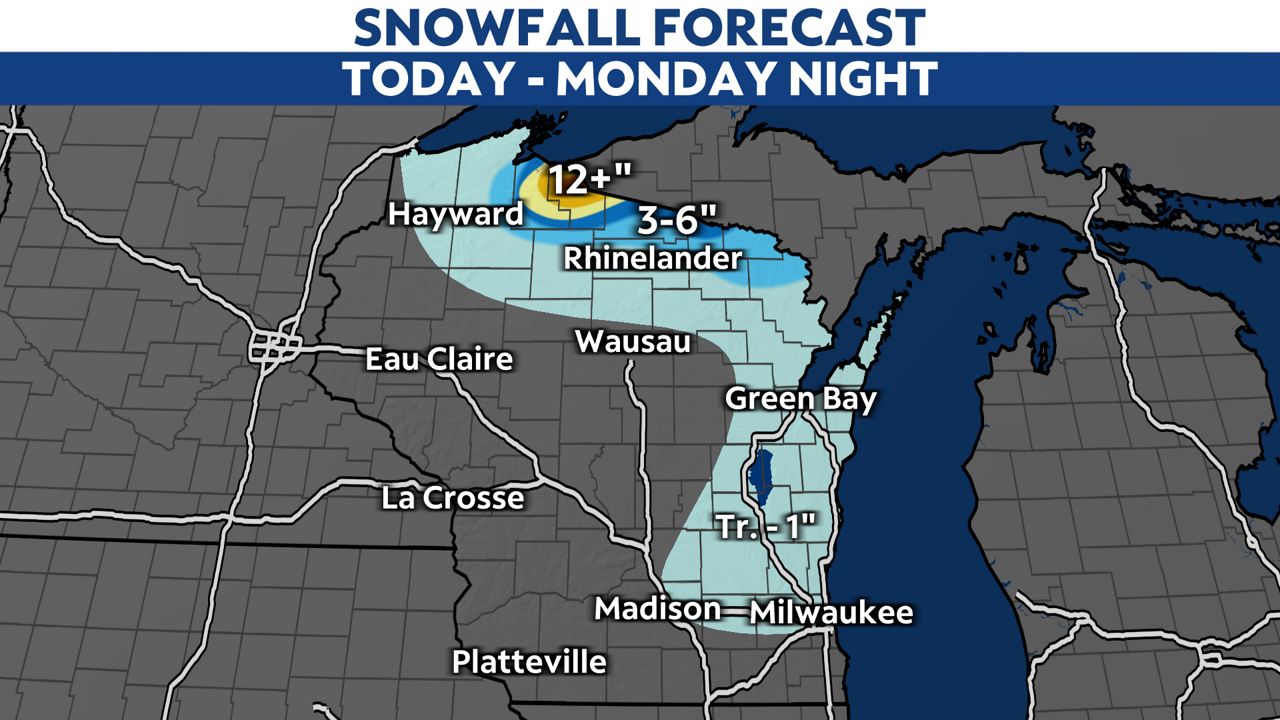Today will be bitterly cold with the chance for more snow