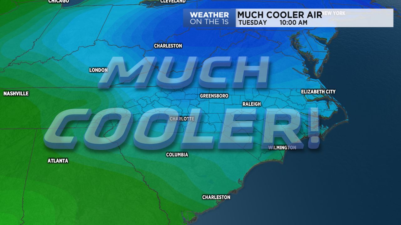 Cooler air is now in place