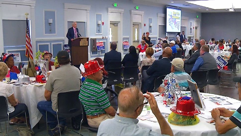 The Council on Aging invited candidates running for governor, senate, congress and local seats to come out and chat to Osceola County seniors. (Stephanie Bechara/Spectrum News 13)