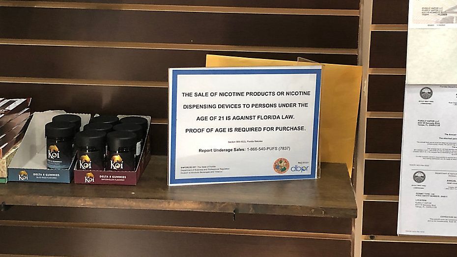 florida tobacco law Tampa Rep wants to ensure that new vaping in is enforced Gov. Ron DeSantis has signed