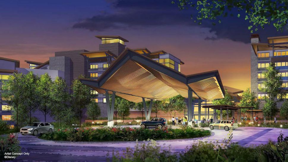 A new Disney World resort will open in 2022 between Wilderness Lodge and Fort Wilderness Resort, which will include more than 900 hotel rooms and Disney Vacation Club villas. (Disney rendering)