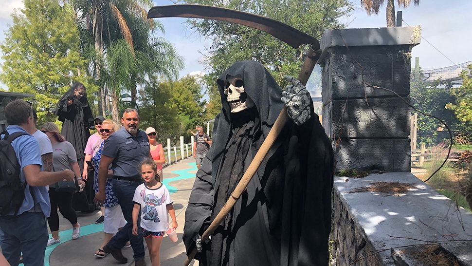 Gatorland is celebrating Halloween with a new family-friendly event called Gators, Ghosts and Goblins. (Ashley Carter/Spectrum News)