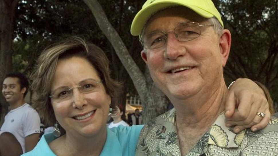 Carol Jenkins Barnett, left, revealed she was diagnosed with Alzheimer's in 2016. Barnett is the daughter of George Jenkins, the founder of Publix. (Courtesy of Wesley Barnett)