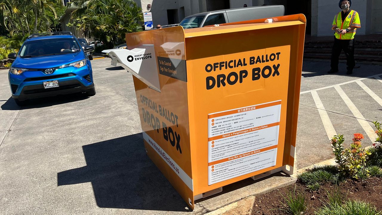 Ballot drop boxes are open until the close of day on Nov. 8. (Spectrum News/Michael Tsai)