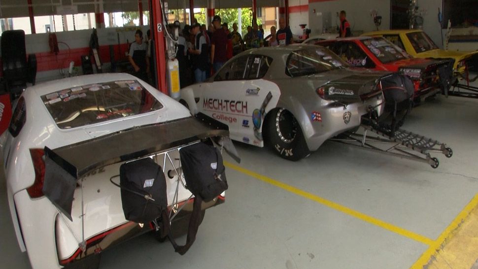 Authorities say street racing is a growing issue in Central Florida. Mech-Tech Institute in Orlando, which has a racing team, is promoting safer alternatives. (Stephanie Bechara/Spectrum News 13)