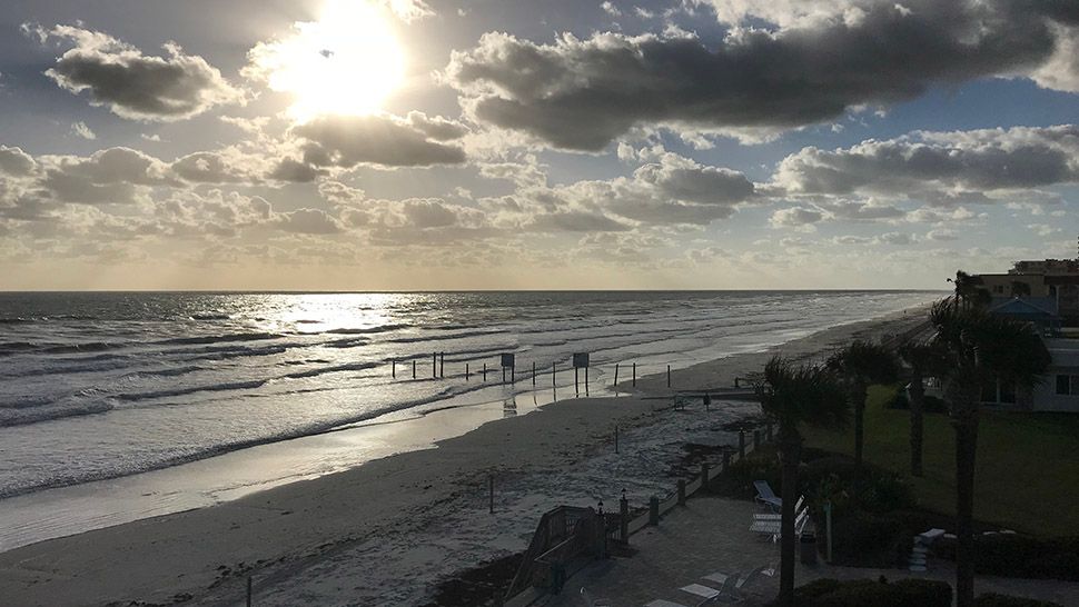 Submitted via the Spectrum News 13 app: A sunrise over New Smyrna Beach, Monday, Oct. 22, 2018. (Courtesy of Scott Sullivan)