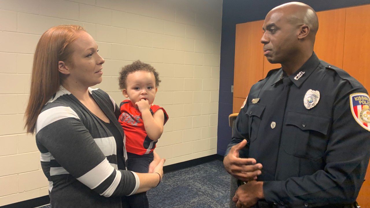 Brick Family Thanks Officers Who Helped Save Choking Toddler