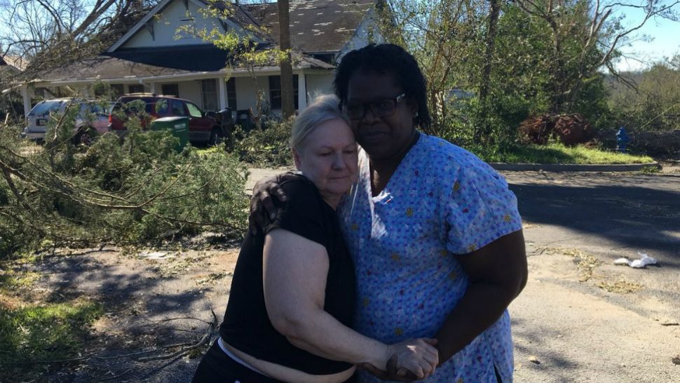Neighbors helped and comforted each other in the days after Hurricane Michael made landfall in the Florida panhandle on October 10.