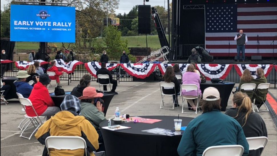 Amy McGrath Rally To Encourage Early Voting In Lexington