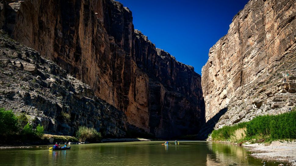 Rio Grande River at Big Bend National Park in West Texas.