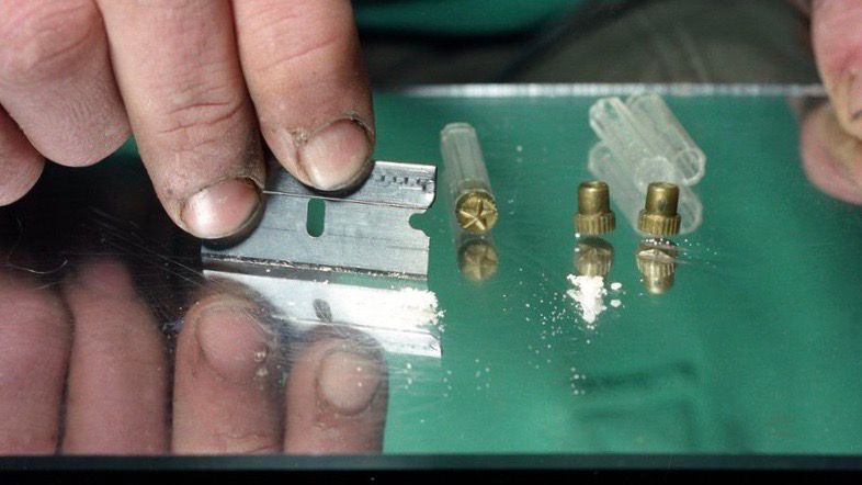 Opioids being cut up