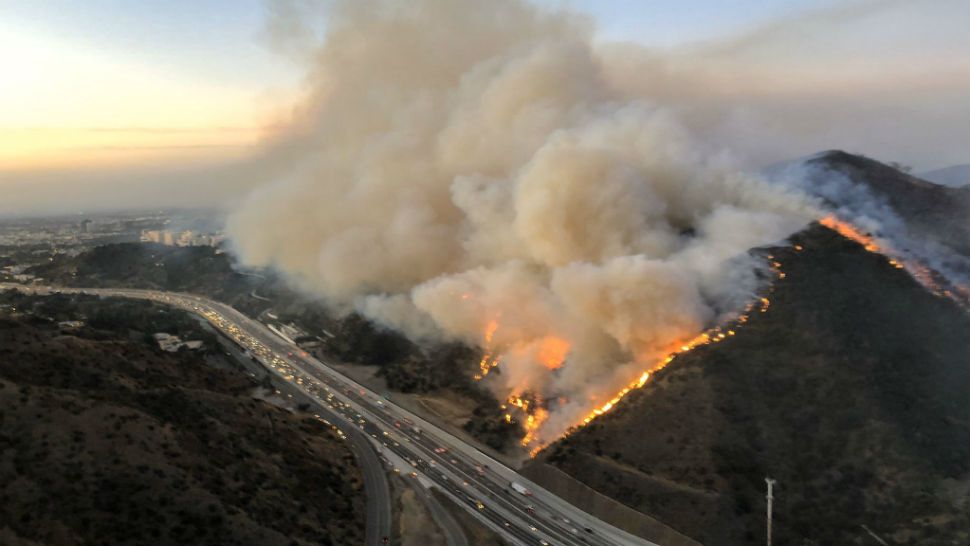 Wildfires in California Most Getty Fire Evacuations Lifted