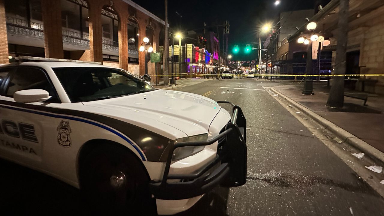 Tampa police are searching for two additional gunmen in the early Sunday shooting in Ybor City that killed two people and injured 16. (Spectrum News)