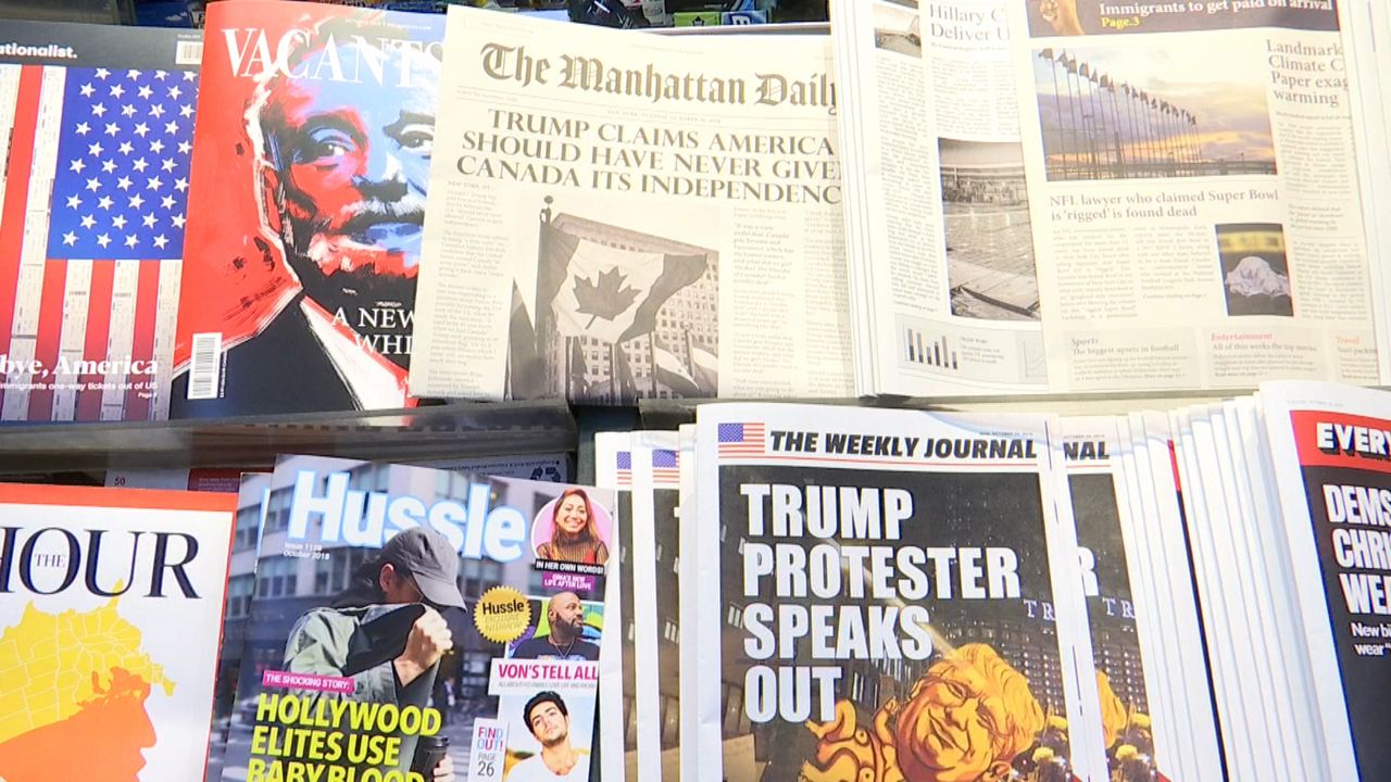 Fake News Comes to Manhattan for a Pop-up Newsstand