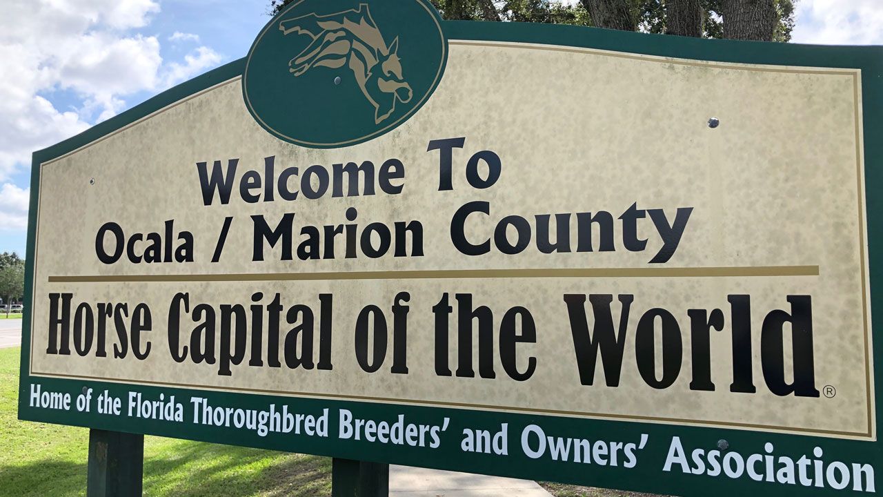 Ocala/Marion County welcome sign (file photo)