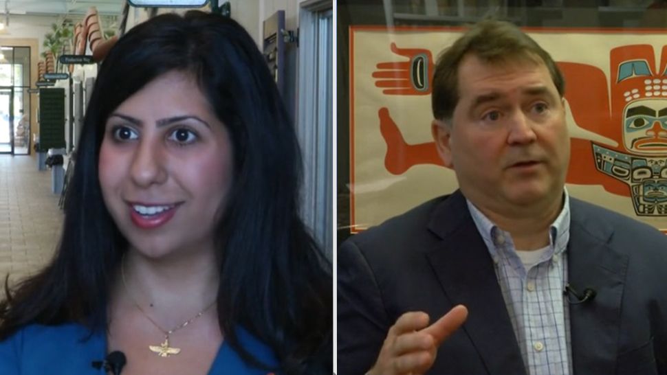 Democrat Anna Eskamani (left) and Republican Stockton Reeves (right) are running for Florida State House District 47. (Spectrum News image)