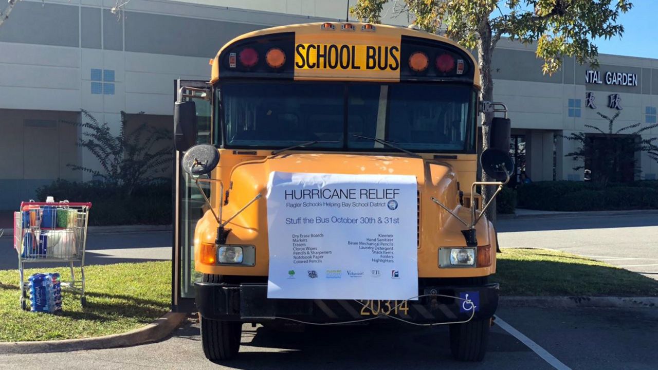 Flagler County Schools and the Flagler Education Foundation are teaming up to provide some much needed help to the Panhandle after Hurricane Michael. (Brittany Jones/Spectrum News)
