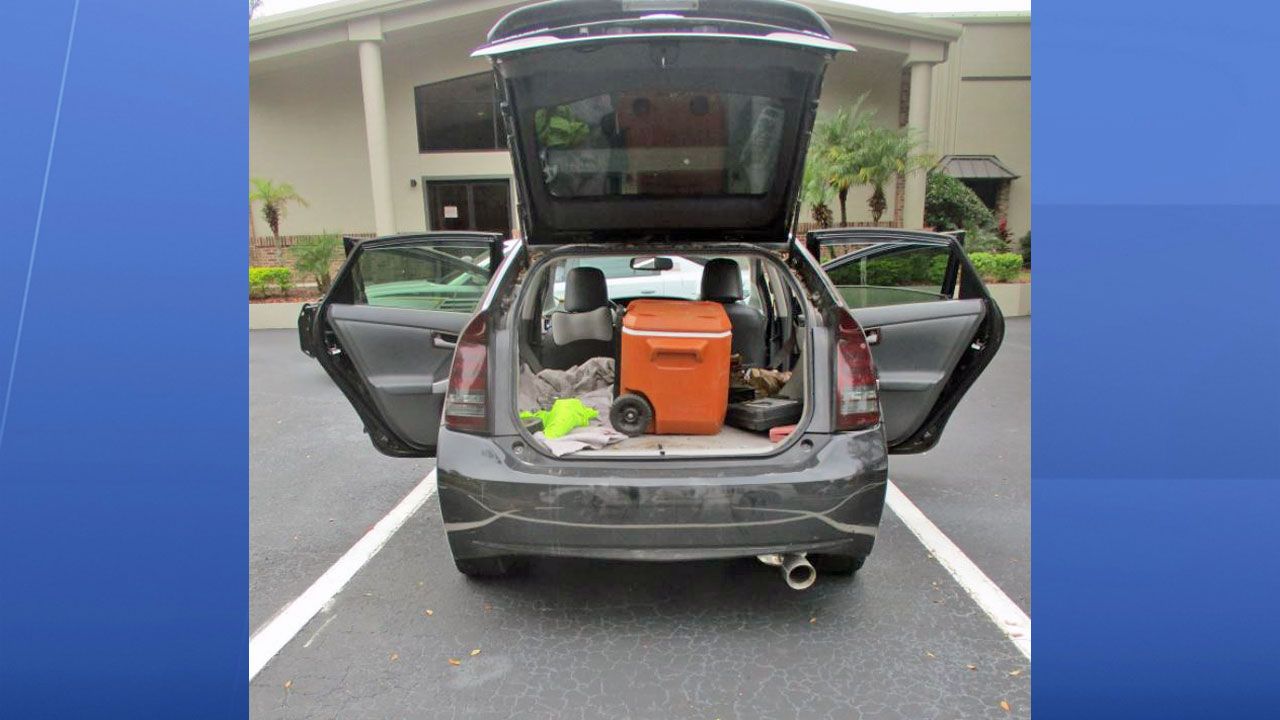 The bomb squad was called to the Fellowship Baptist Church in Thonotosassa about a bomb threat and it was determine the boxes were harmless and filled with used car parts. (Hillsborough County Sheriff's Office)