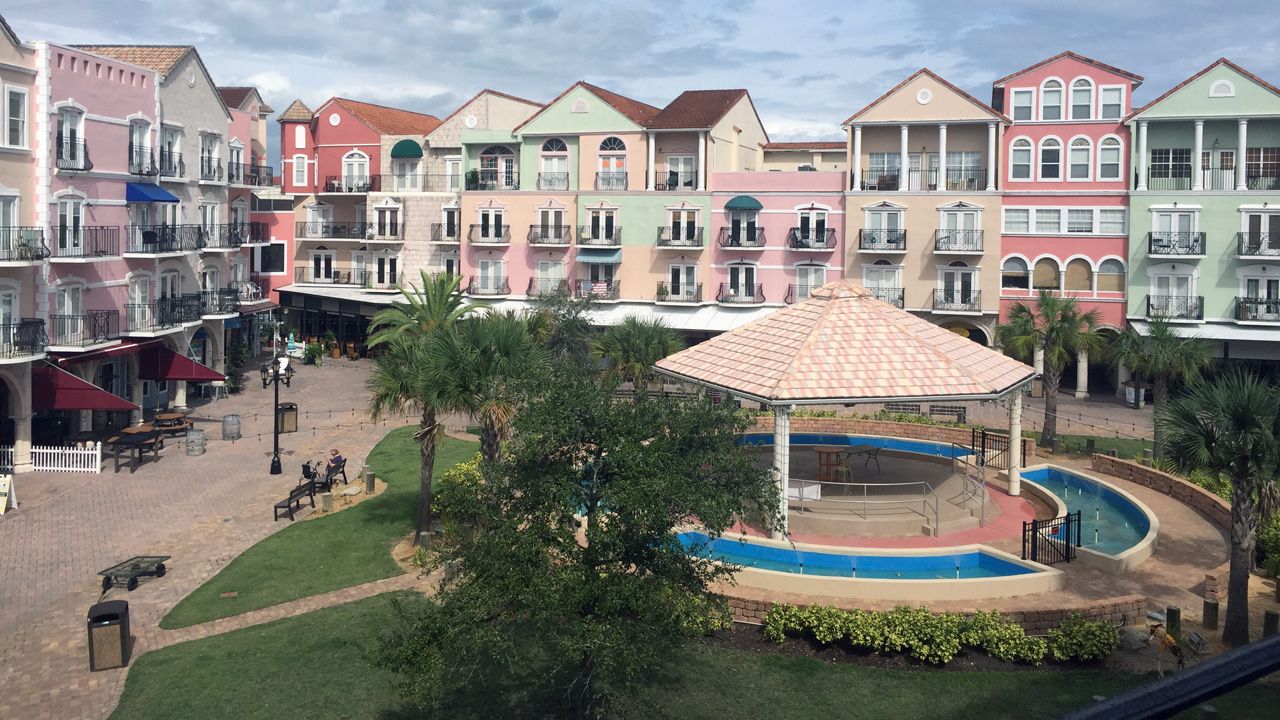 Sent via the Spectrum News 13 app: The colorful European Village in Palm Coast enjoyed the nice weather on Monday, November 04, 2019. (Photo courtesy of Joyce Connolly, viewer)