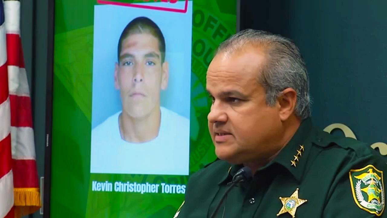 Sheriff Marcos Lopez says Kevin Christopher Torres has had multiple run-ins with the law before allegedly fatally shooting three people Tuesday, Nov. 16, 2021. (File photo)
