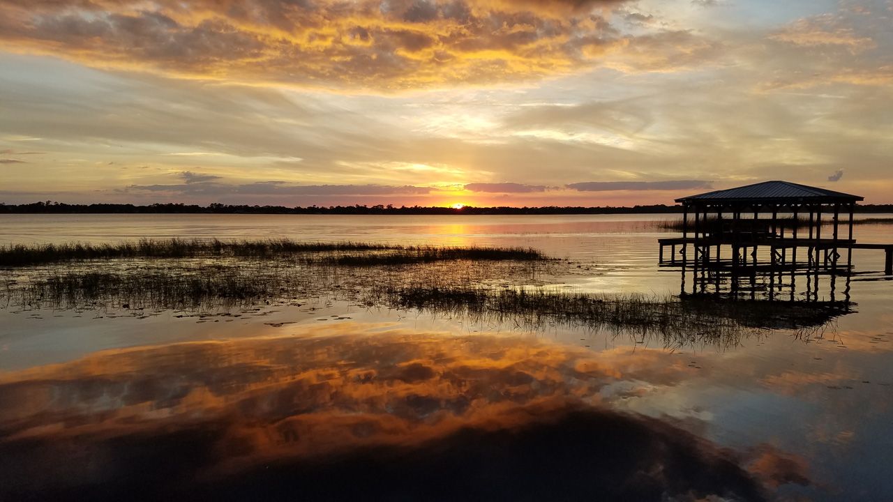 Submitted via the Spectrum News 13 app: It was a nice end of the day at Lake Lizzie on Friday, November 22, 2019. (Photo courtesy of Ruth Anderson, viewer)