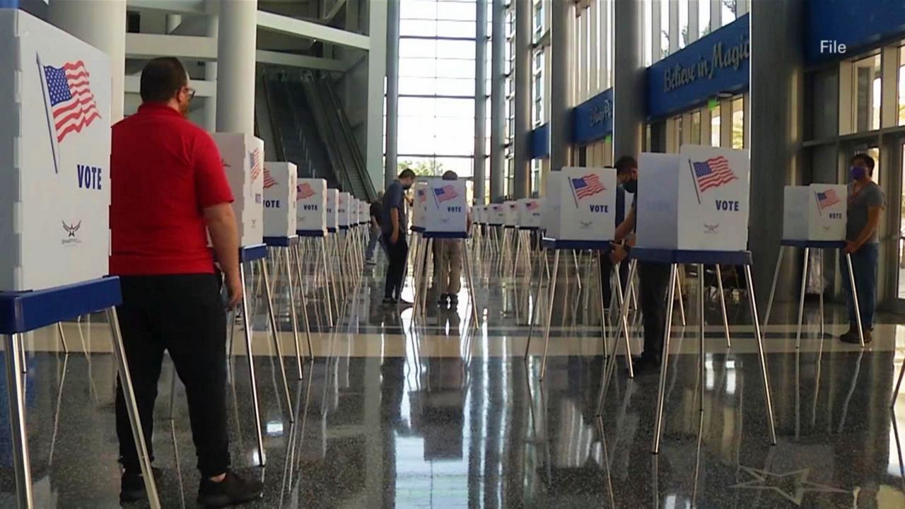 Amway Center in downtown Orlando served as an early voting location. (Spectrum News 13 file)