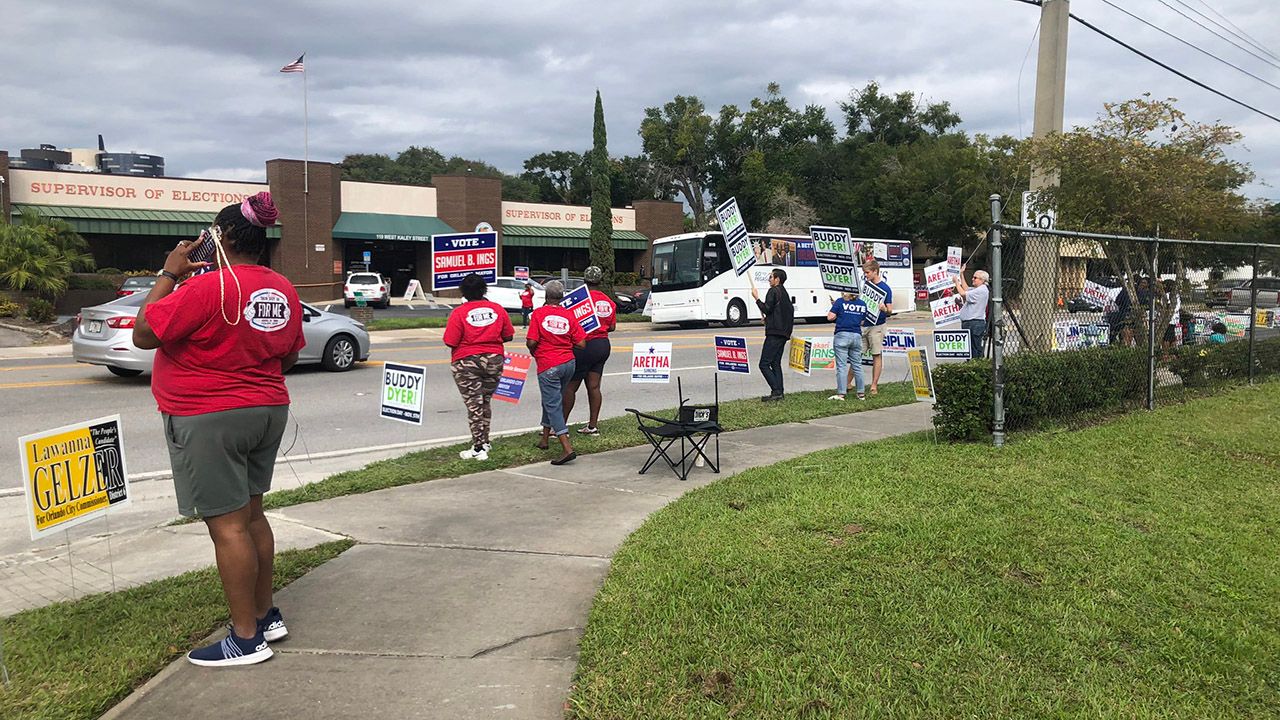 Early voting in Orange County came to a close on Sunday. (Caitlin Wilson/Spectrum News 13)