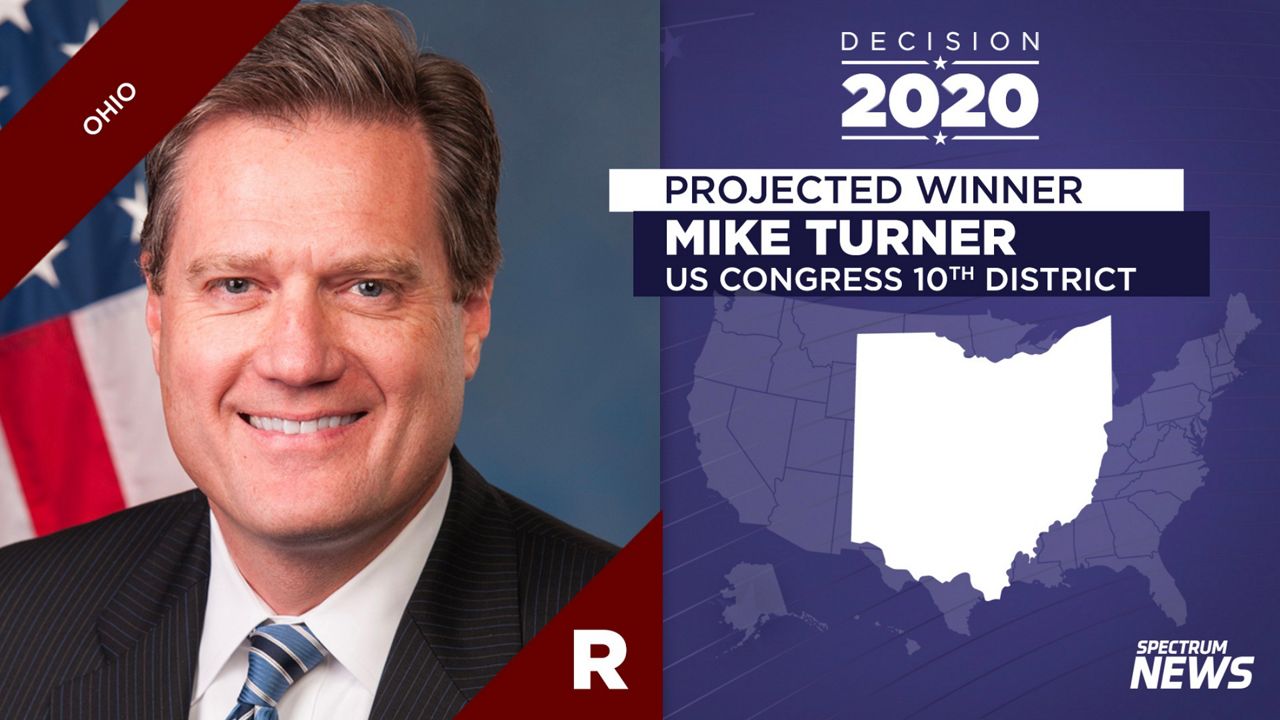 A graphic of Mike Turner