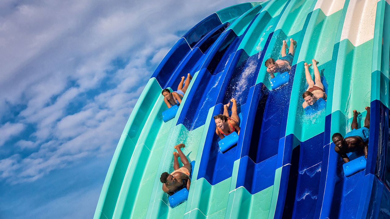 Reply Racers water slide at Island H2O Water Park in Kissimmee. (Photo: Island H2O)