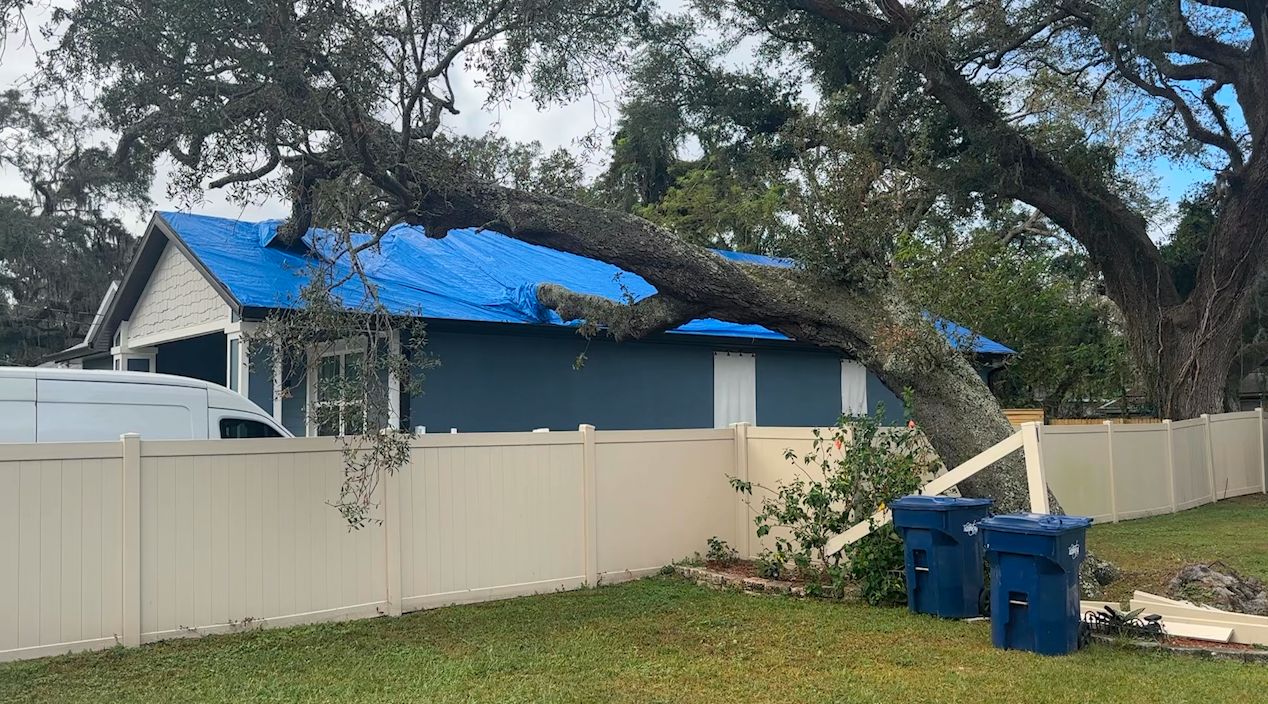 Damage caused by Hurricane Milton (Spectrum Bay News 9/Fadia Patterson)