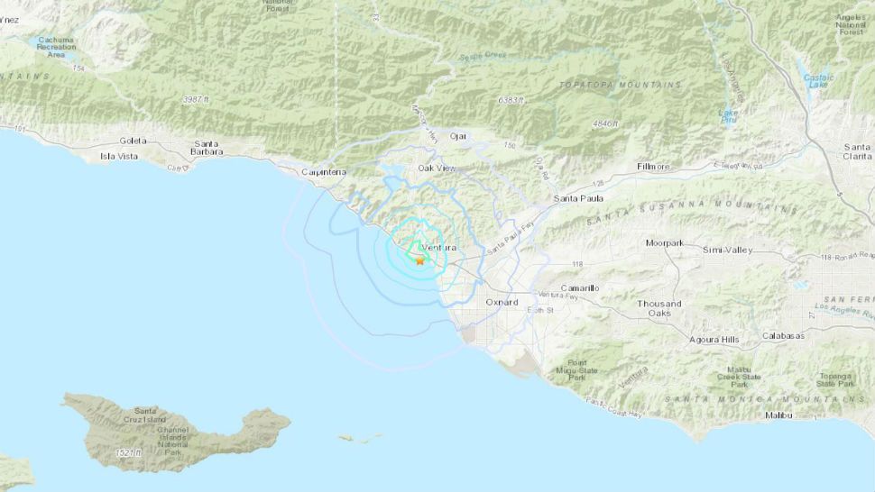 Ventura Hit With 2 Earthquakes In Less Than 1 Hour