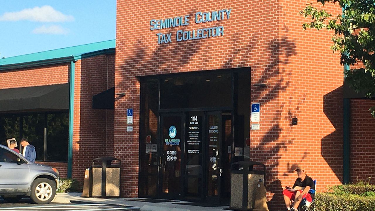 Seminole County Tax Collector building in Casselberry. (Asher Wildman/Spectrum News 13)
