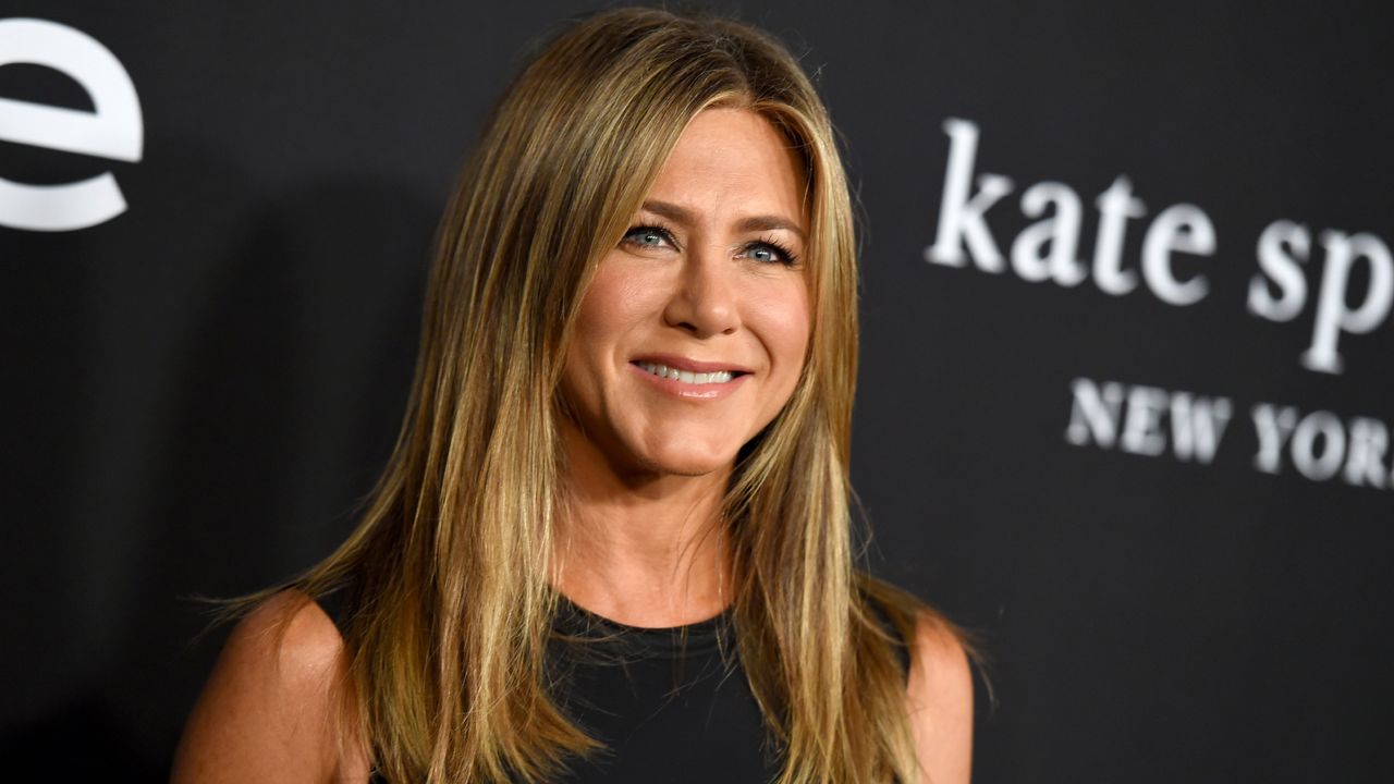 Jennifer Aniston arrives at the fourth annual InStyle Awards on Oct. 22, 2018, in Los Angeles. (Photo by Jordan Strauss/Invision/AP)