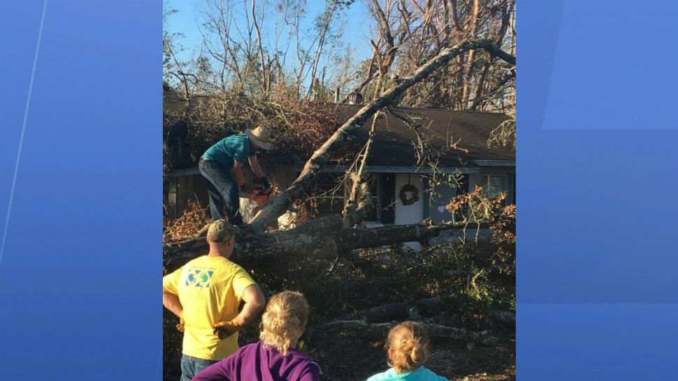 Brevard County members of the Church of Jesus Christ of Latter-Day Saints have been making trips to the Panhandle to help in the cleanup after Hurricane Michael. (Courtesy of Kevin Smith)
