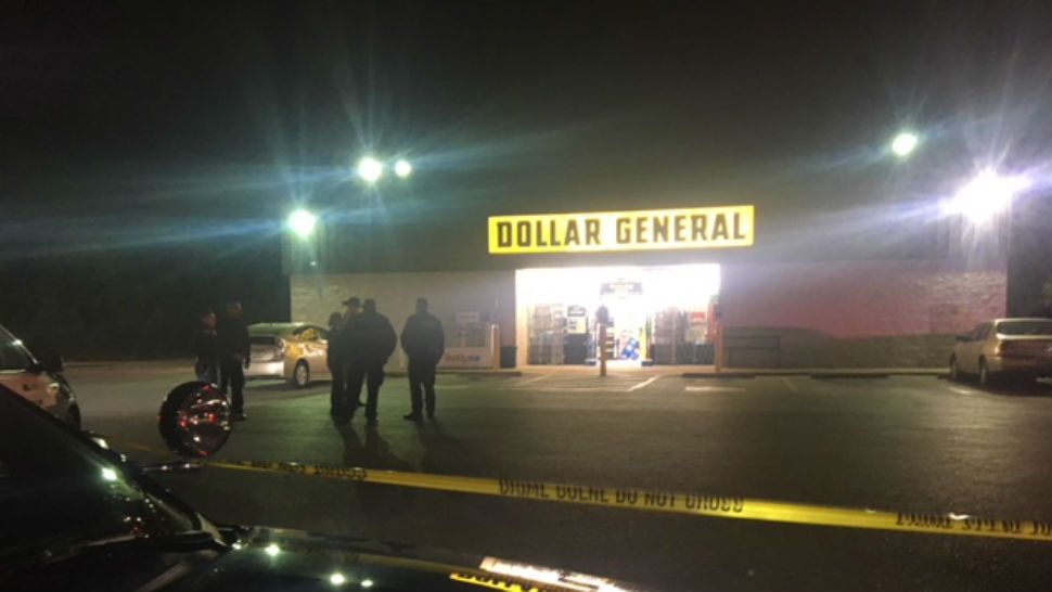 Police on the scene of a shooting at a Dollar General Store. (Spectrum News/File)