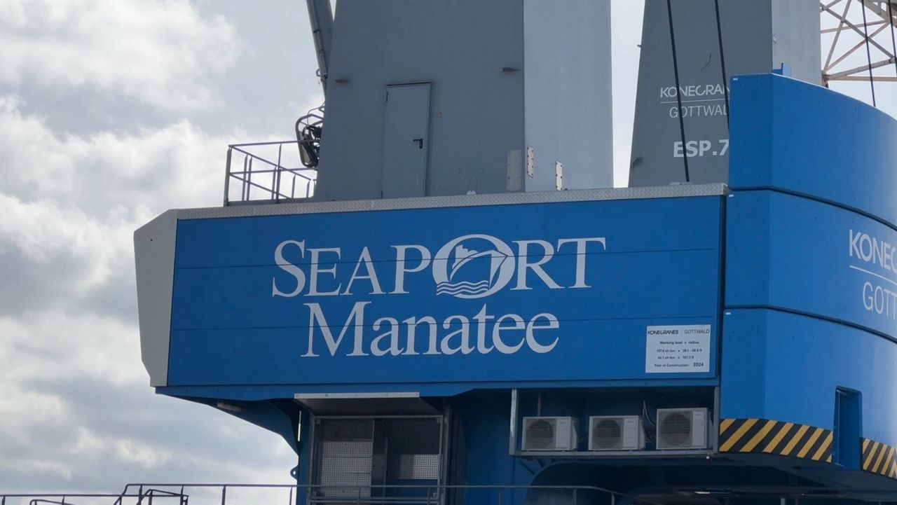 SeaPort Manatee handled 11,855,828 tons of cargo in the 2025 fiscal year. (Spectrum News/Julia Hazel)