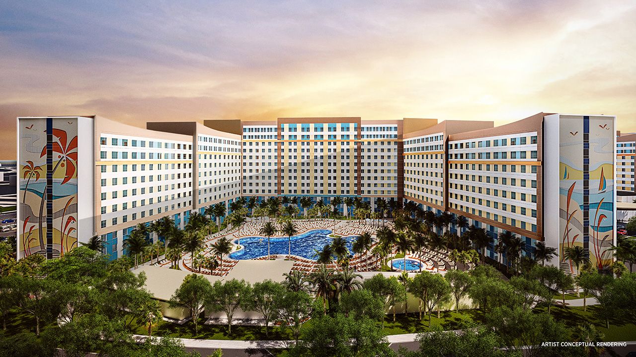 Universal's Endless Summer Resort - Dockside Inn and Suites will open March 17, 2020, Universal has announced. (Courtesy of Universal Orlando)