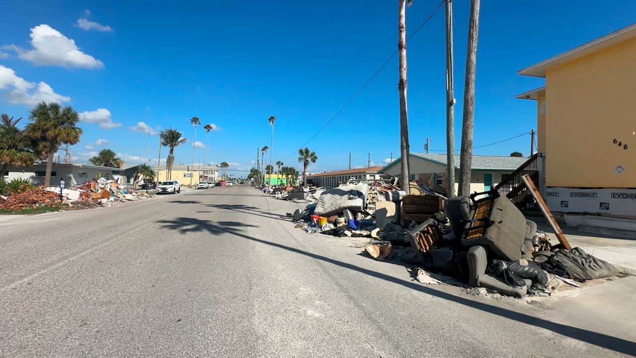 It has been about a month since Hurricane Milton caused damage in Florida. (Spectrum Bay News 9/Saundra Weathers)