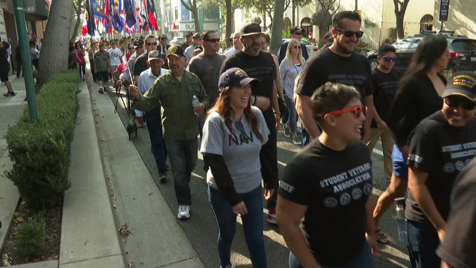 Fullerton Honors Veterans With Annual Downtown Parade