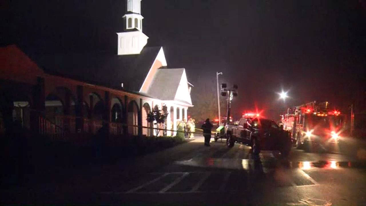 Officials Catawba County church fire intentionally set