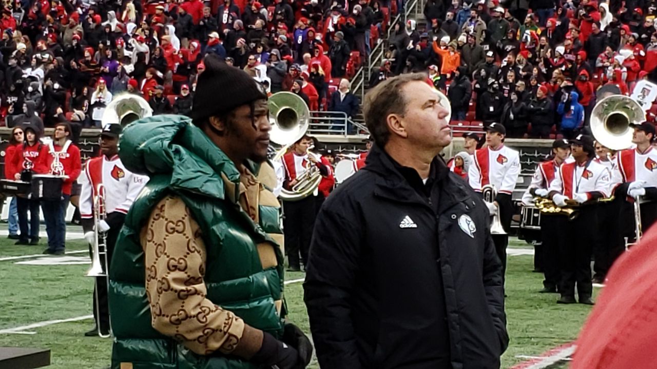 Best of Lamar Jackson's Louisville Jersey Retirement Celebration