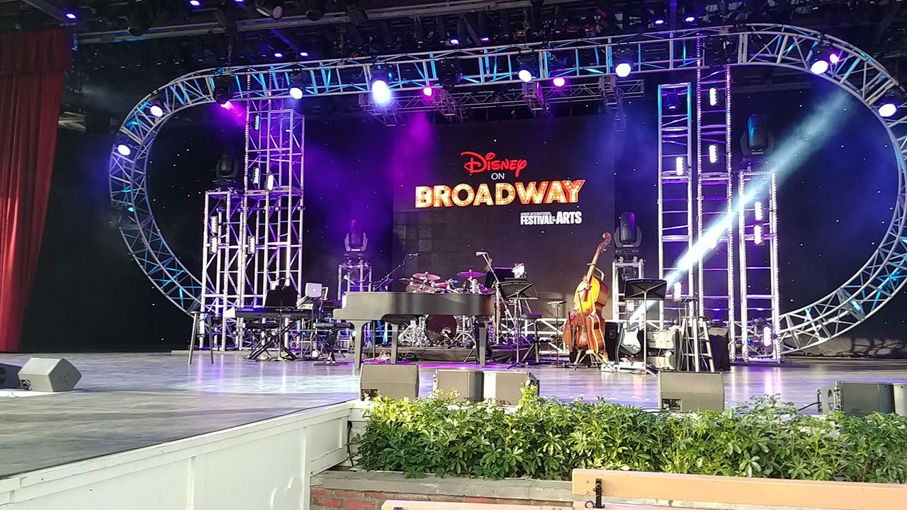 Disney on Broadway Concert Series during the Epcot International Festival of the Arts. (Ashley Carter/Spectrum News)