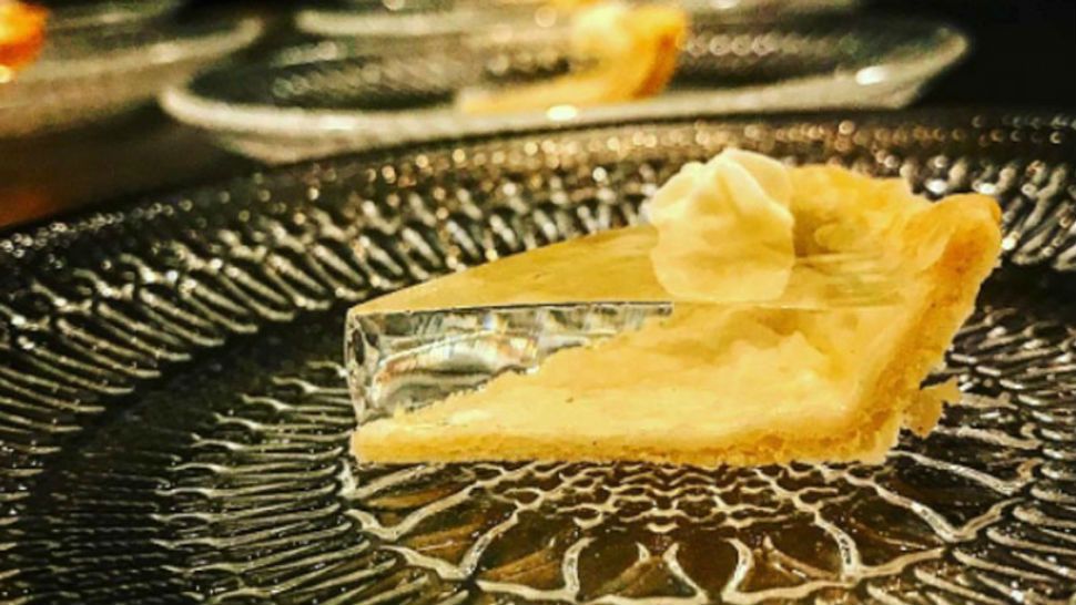 Clear pumpkin pie. Courtesy/grant_achatz, Instagram