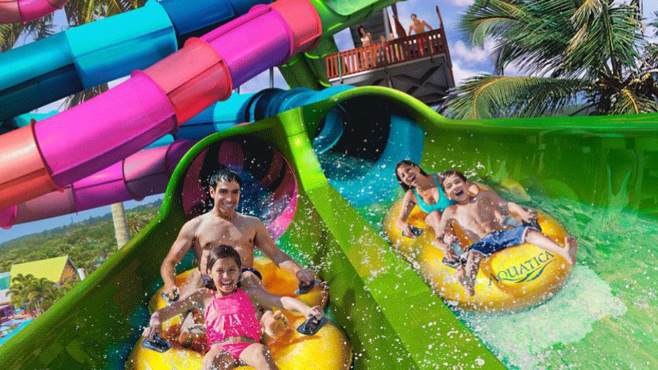 Dueling Water Slide Attraction Set For Aquatica Orlando