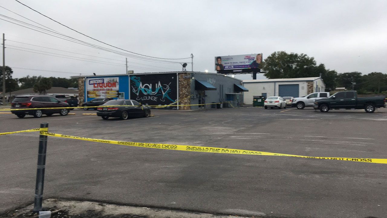 Deputies say a security guard at Aqua Lounge shot someone while trying to break up a fight in the parking lot. (Tim Wronka, Spectrum News)