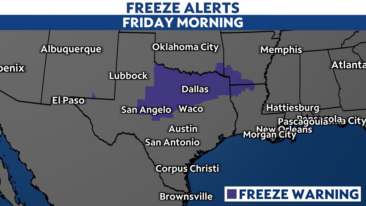 Bundle up, North Texas. Freezing temperatures are expected