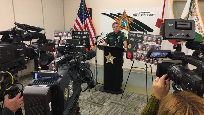 The second phase of Operation Coin Toss resulted in 30 arrests, generating 56 felony and 13 misdemeanor charges. (Sarah Blazonis/Spectrum Bay News 9)