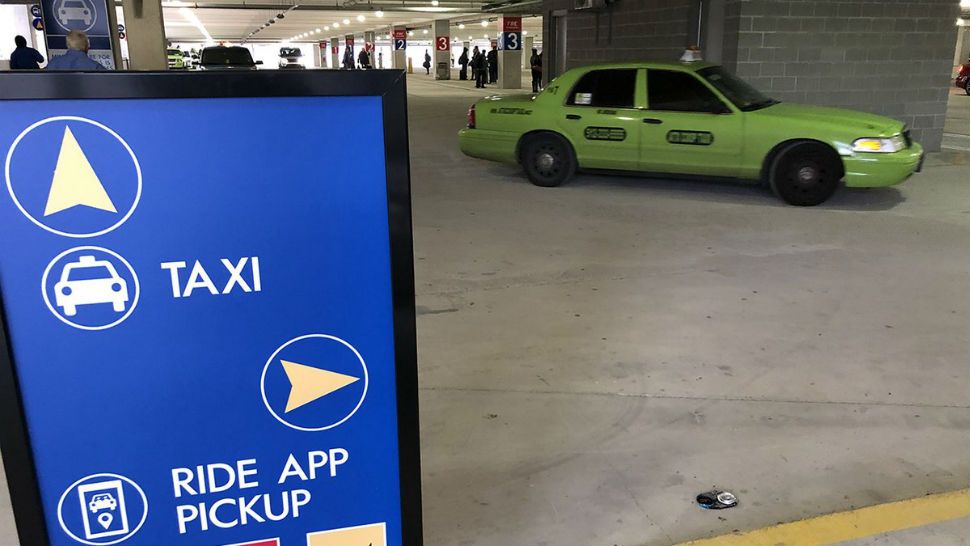 New place to pickup taxi and rideshare rides at the Austin-Bergstrom International Airport. (Courtesy: @AUStinAirport)
