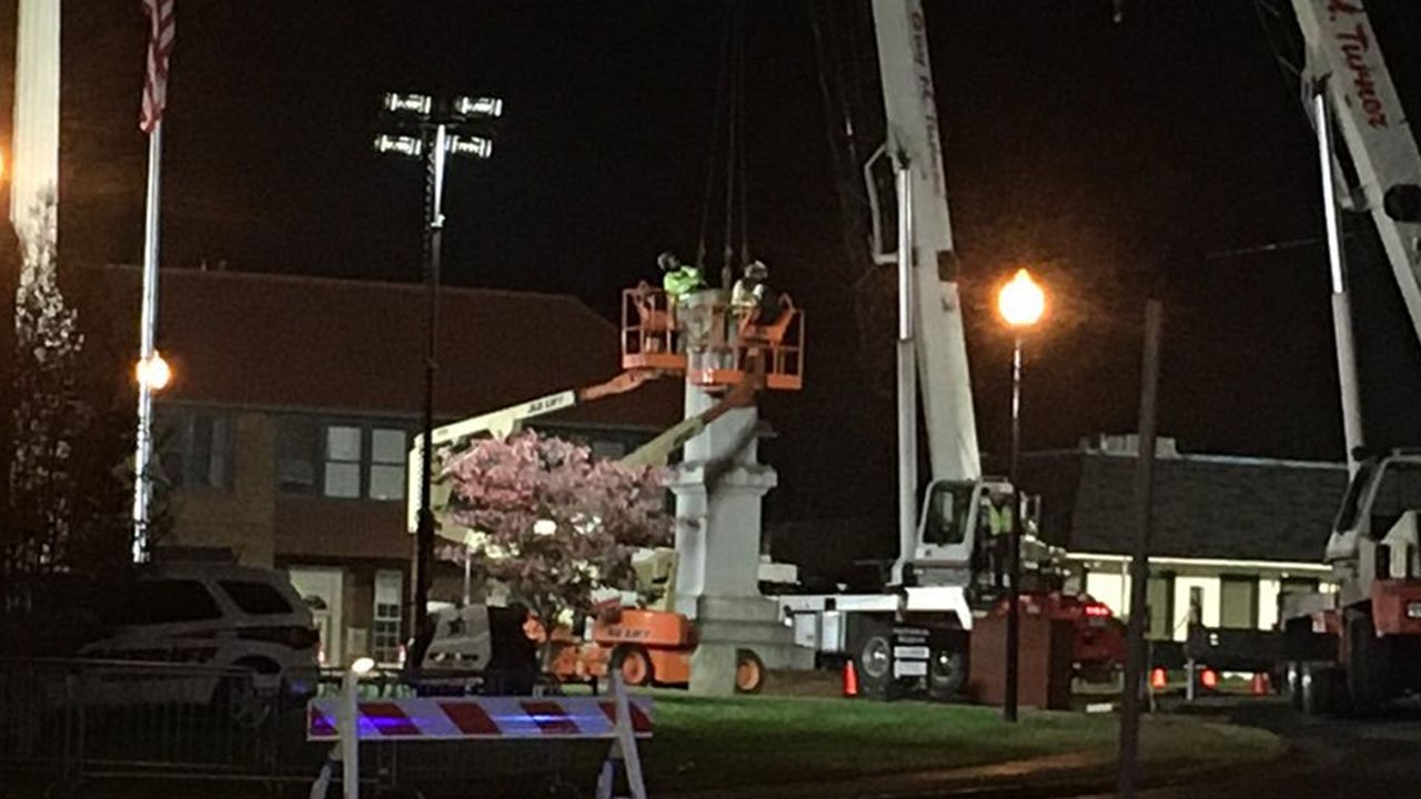 NC Confederate Statue Removed Overnight